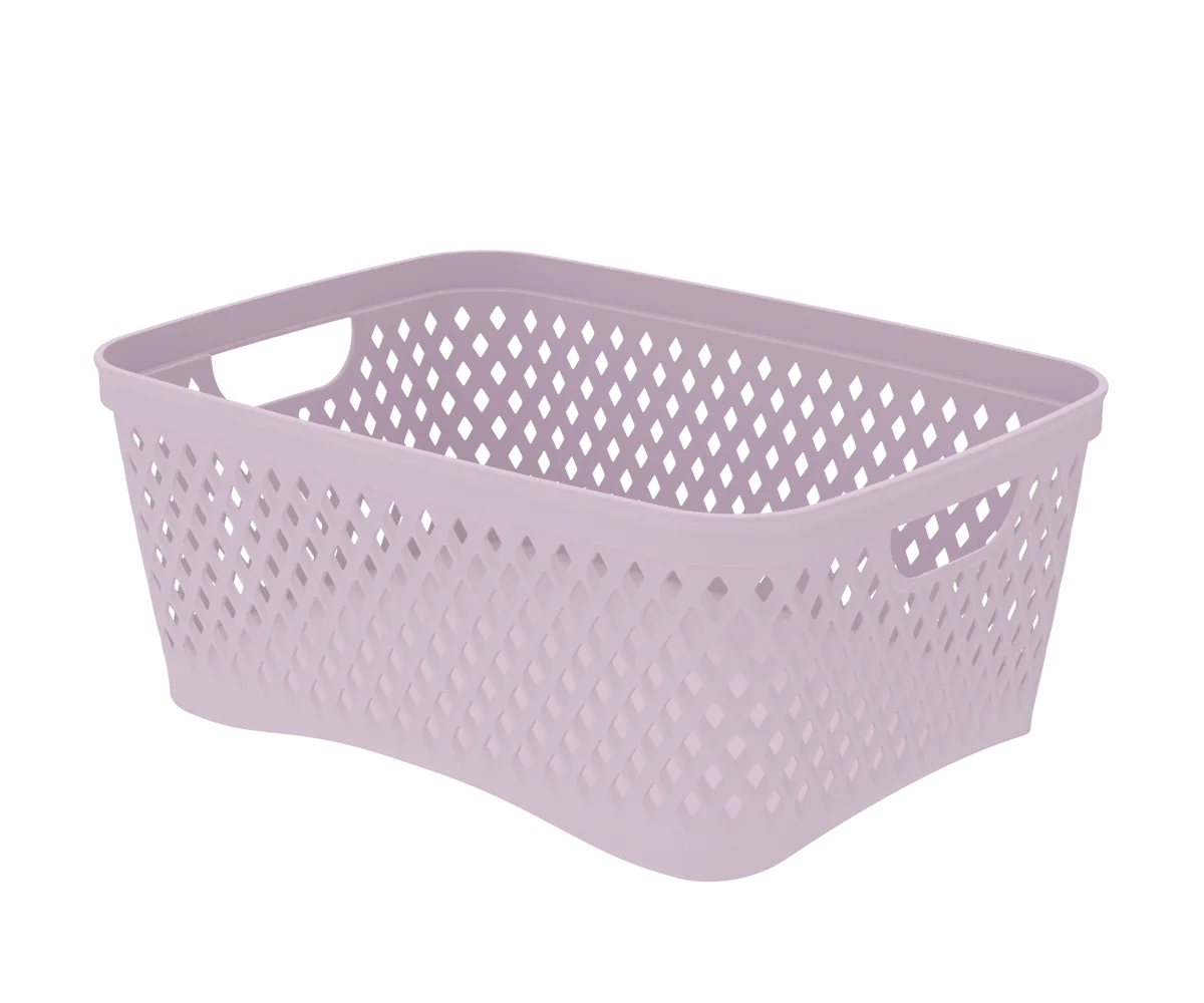 Альт-платс Корзинка Ромбики M (290×210×120мм) (пепел розы) АП 464
