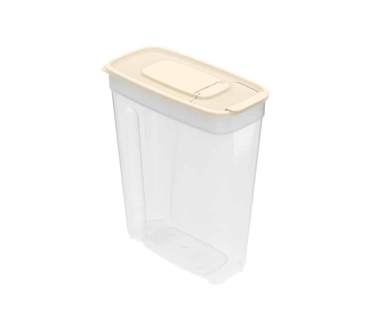 Альт-пласт Контейнер для сыпучих продуктов 1,8л (170×85×205мм) (слоновая кость) АП 735