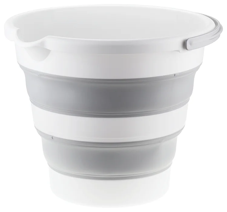 М-ПЛАСТИКА Ведро ФЛЕКС 10 л складное СМОКИ М 2413