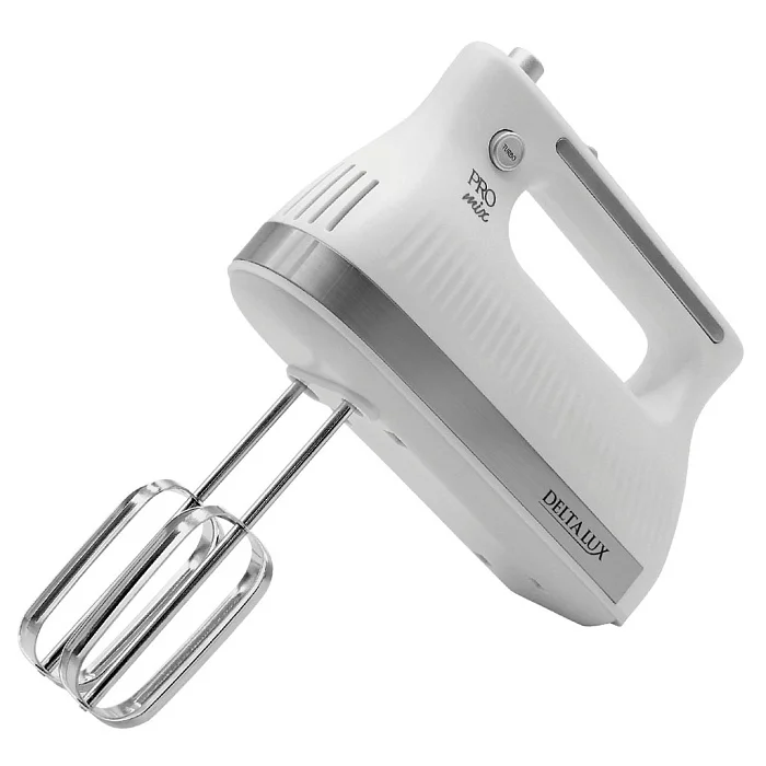 DELTA Миксер электрический 750 Вт LUX DE-7706 белый