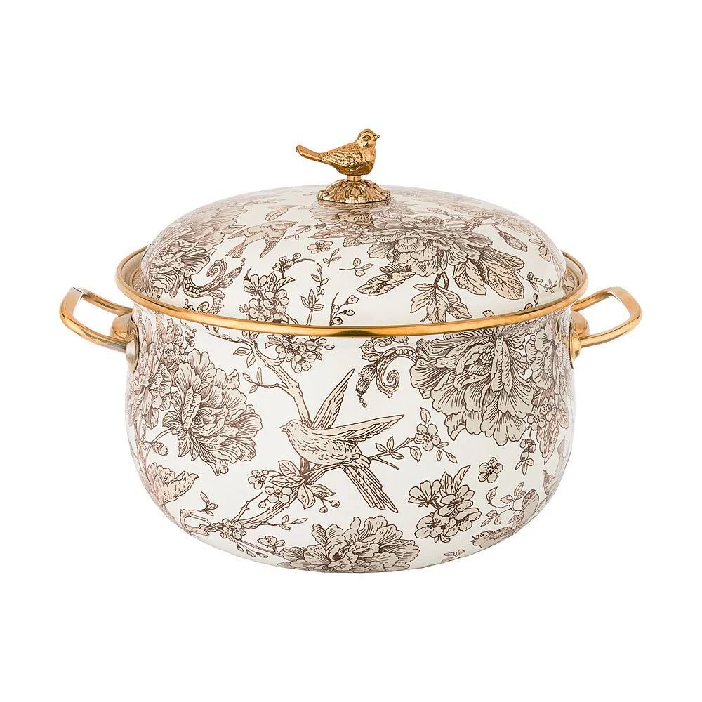 Lefard Кастрюля Эмалированная Agness С Крышкой, Серия Royal Garden 4,8л, Диа.22см Подходит Для Индукцион.пл. 950-084