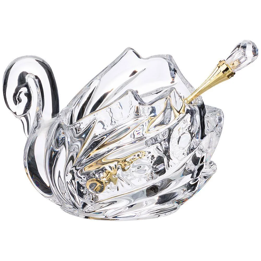 Lefard Икорница Muza Crystal С Ложкой 11*7*8,5 См. 355-273