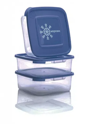 ПОЛИМЕРБЫТ Комплект контейнеров 0,7л для ЗАМОРАЖИВАНИЯ ПРОДУКТОВ = 3 шт 64036