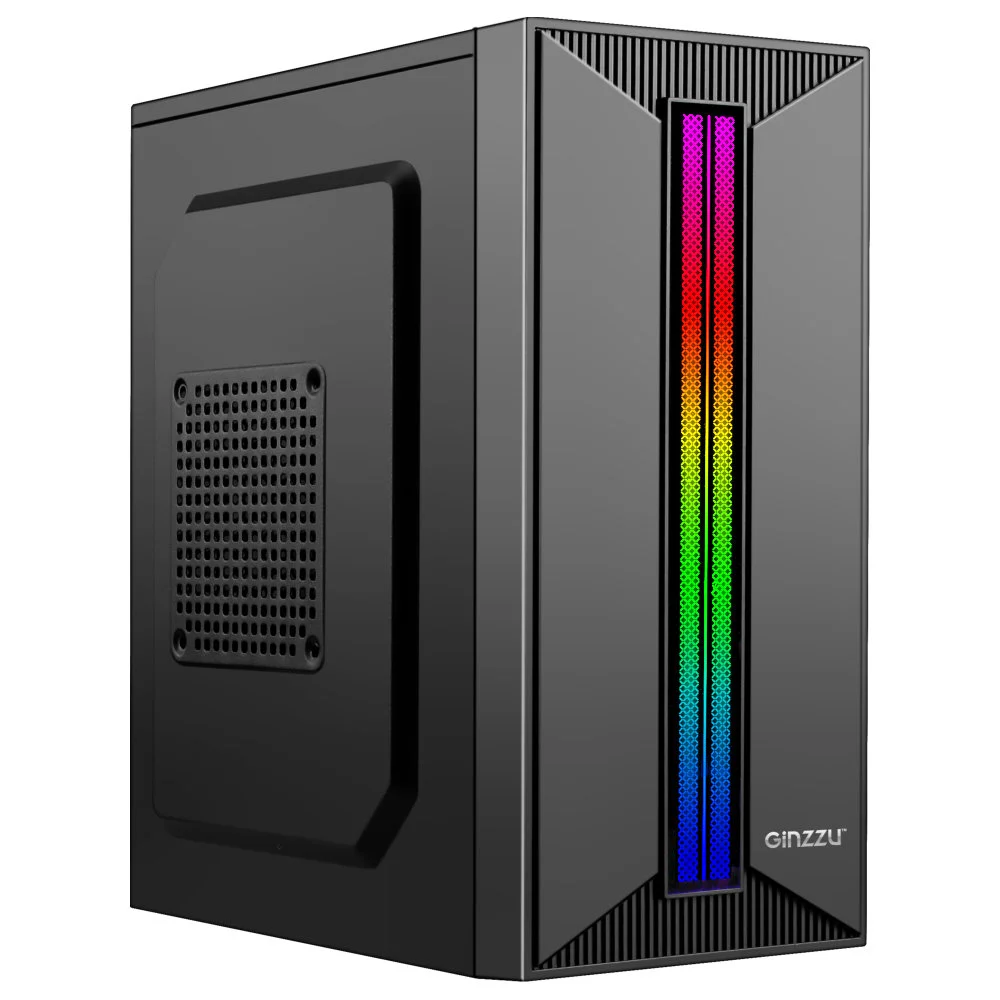 Ginzzu Корпус B350 2*USB 2.0,AU RGB