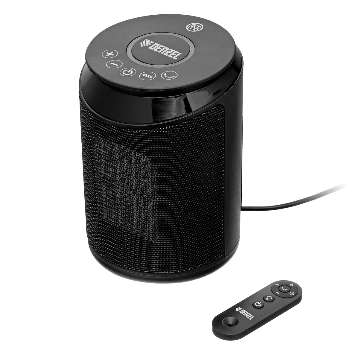 Denzel Тепловентилятор керамический DTFC-2000X, 2 кВт, wi-fi, пульт, динамик, вращение, 3 реж. 96426