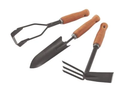 Palisad Набор садового инструмента, деревянные рукоятки, 3 предмета 629117