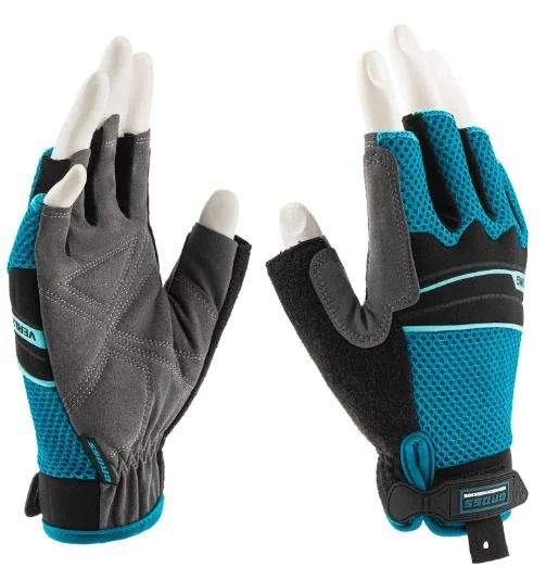 Gross Перчатки комбинированные облегченные, открытые пальцы, AKTIV, размер L (9) 90309