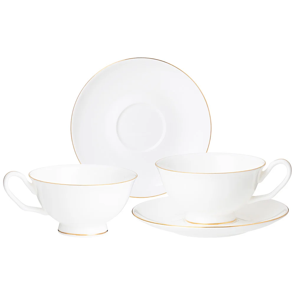 Lefard Чайный Набор Классик Белый На 2 Пер. 4 Пр. 250 Мл 85-831