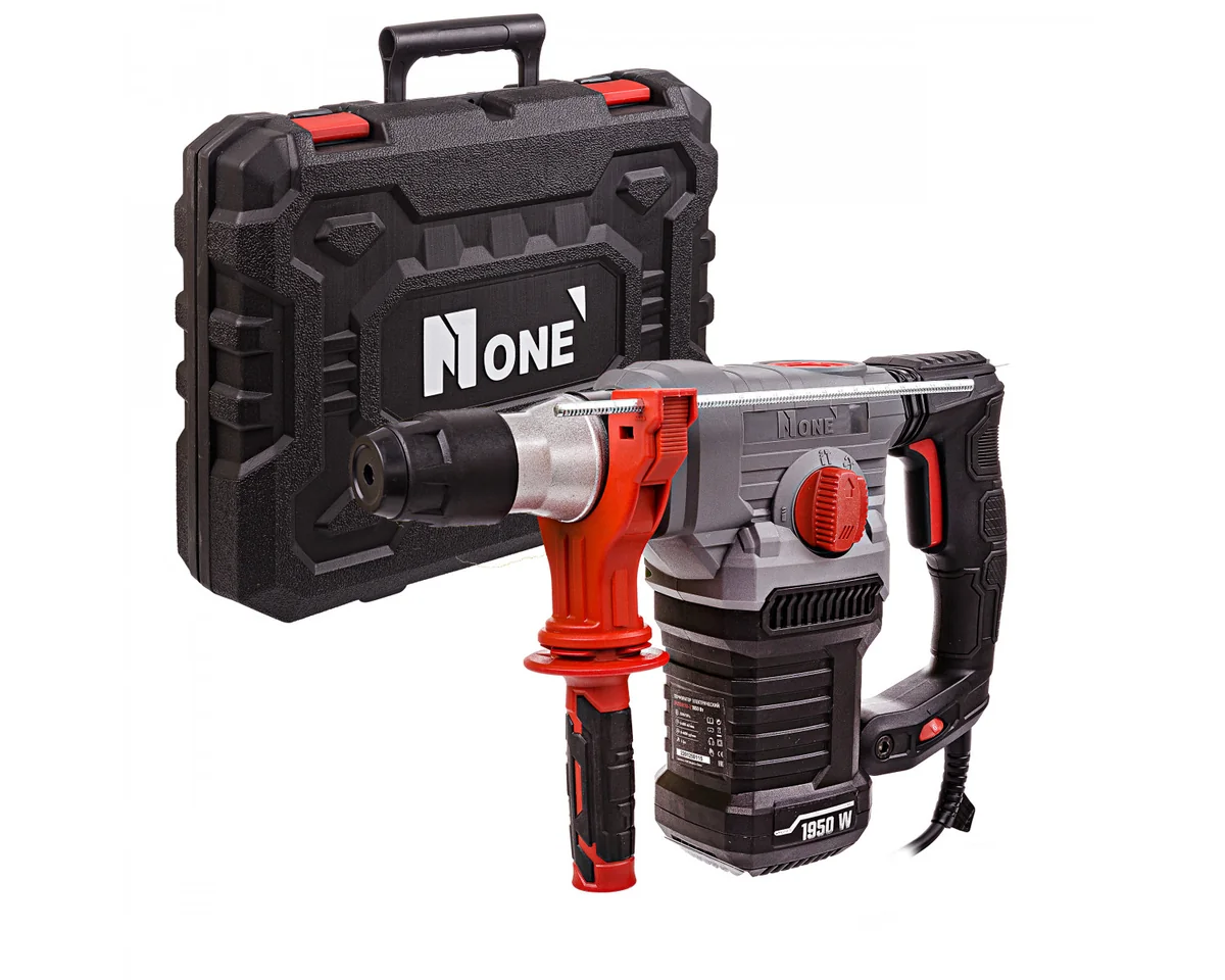 Number One Перфоратор бочковой None.EH1950/32-2 (1950Вт,4-х режим, 6,0 Дж, набор, SDS+, кейс)