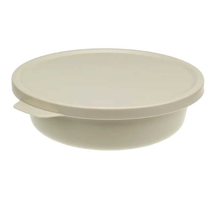 М-ПЛАСТИКА Миска 0,5л ТЭСТИ ЛАТТЕ с крышкой М 1361