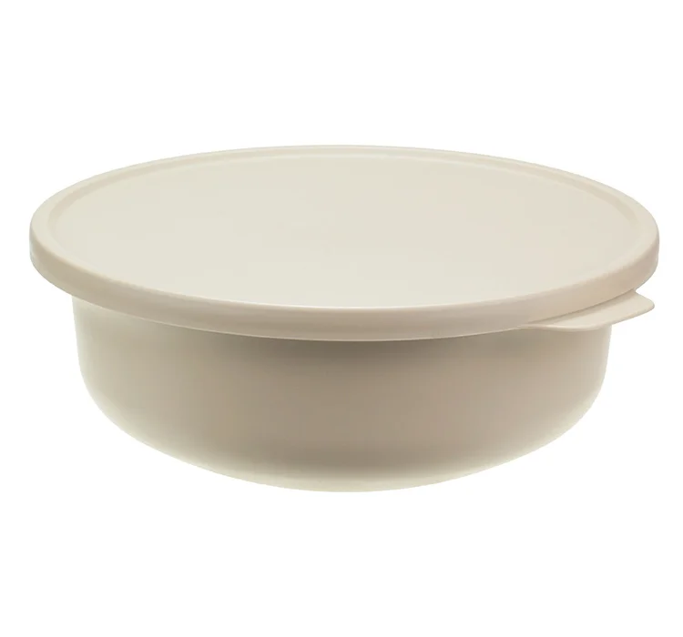 М-ПЛАСТИКА Миска 1,2л ТЭСТИ ЛАТТЕ с крышкой М 1362