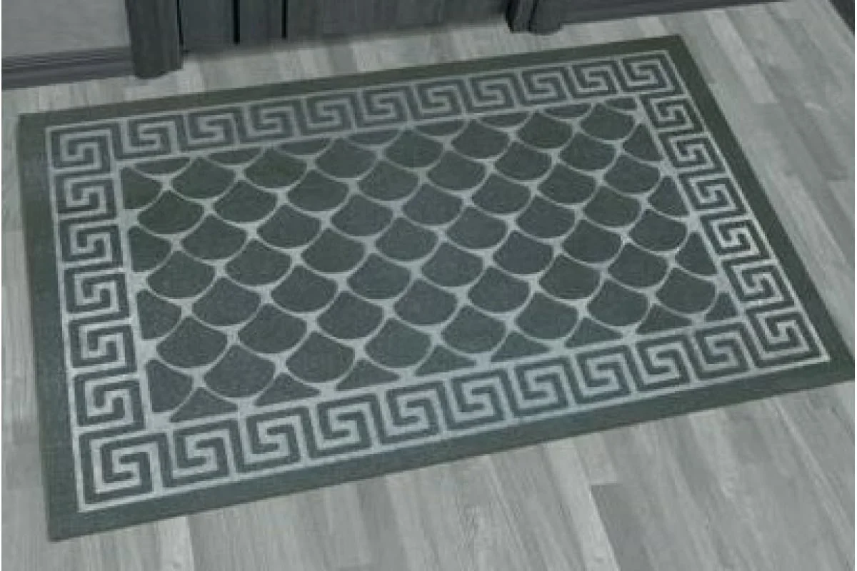 Kovroff Влаговпитывающий коврик Чешуйки 40x60 см, серый П/04/01/02