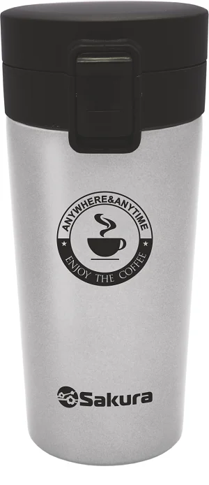 Sakura Термокружка TM-01-380CR carbon 380мл.