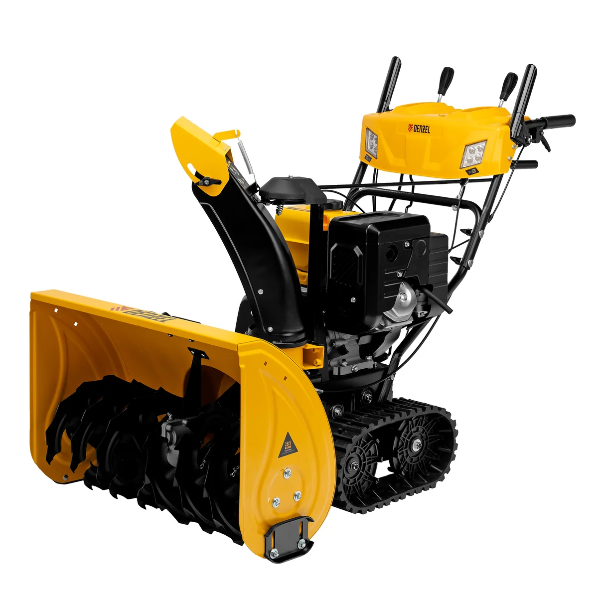 Denzel Бензиновая снегоуборочная машина SBL 711DT PRO, 420cc, гусеницы, эл.старт, блок. дифф. 97656