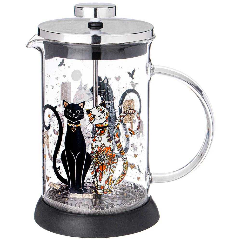 Lefard Френч-пресс Agness Парижские Коты 600 Мл. 894-157