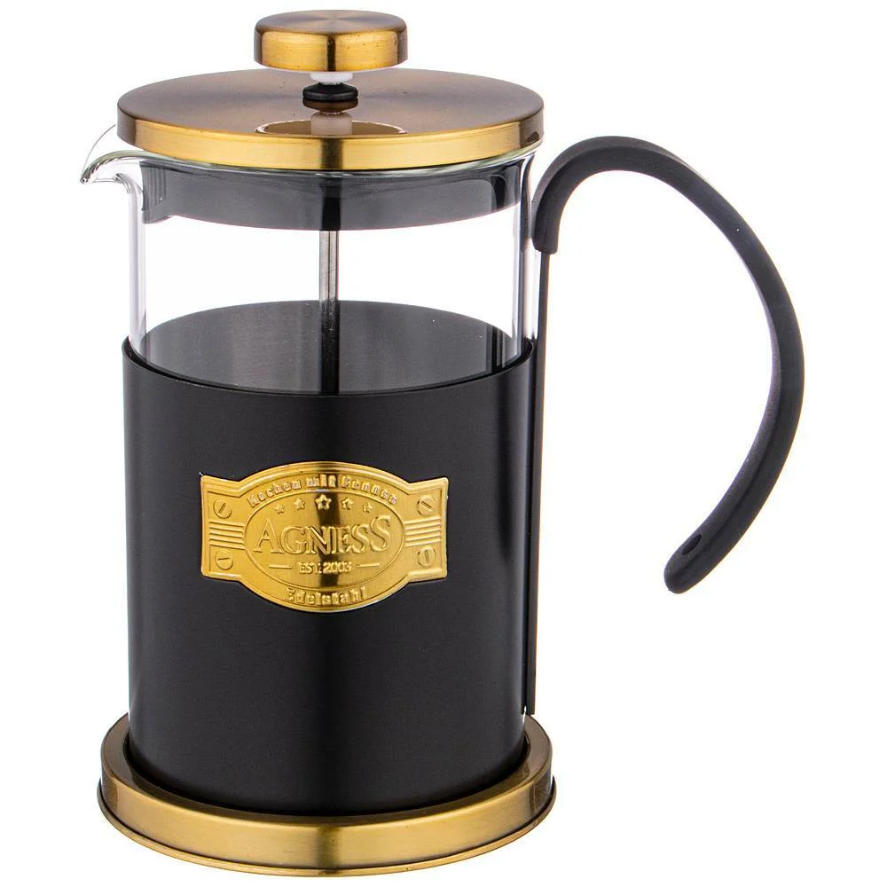 Lefard Френч-пресс Agness Черное Золото 600 Мл 894-100