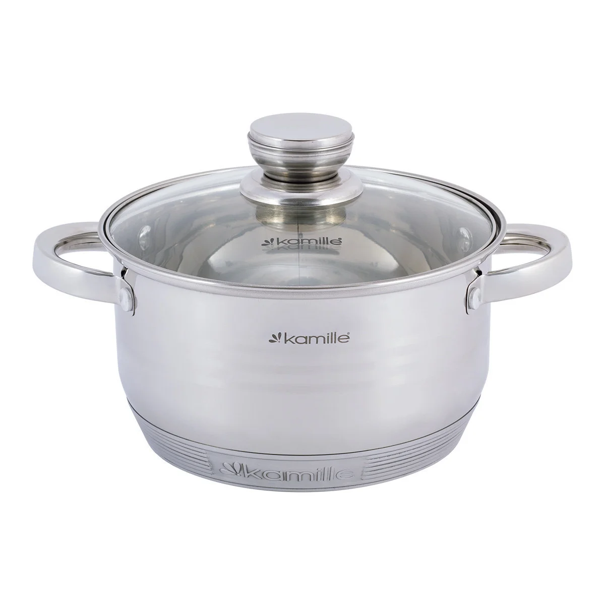 Kamille Кастрюля 3 л. из нержавеющей стали КМ 4912