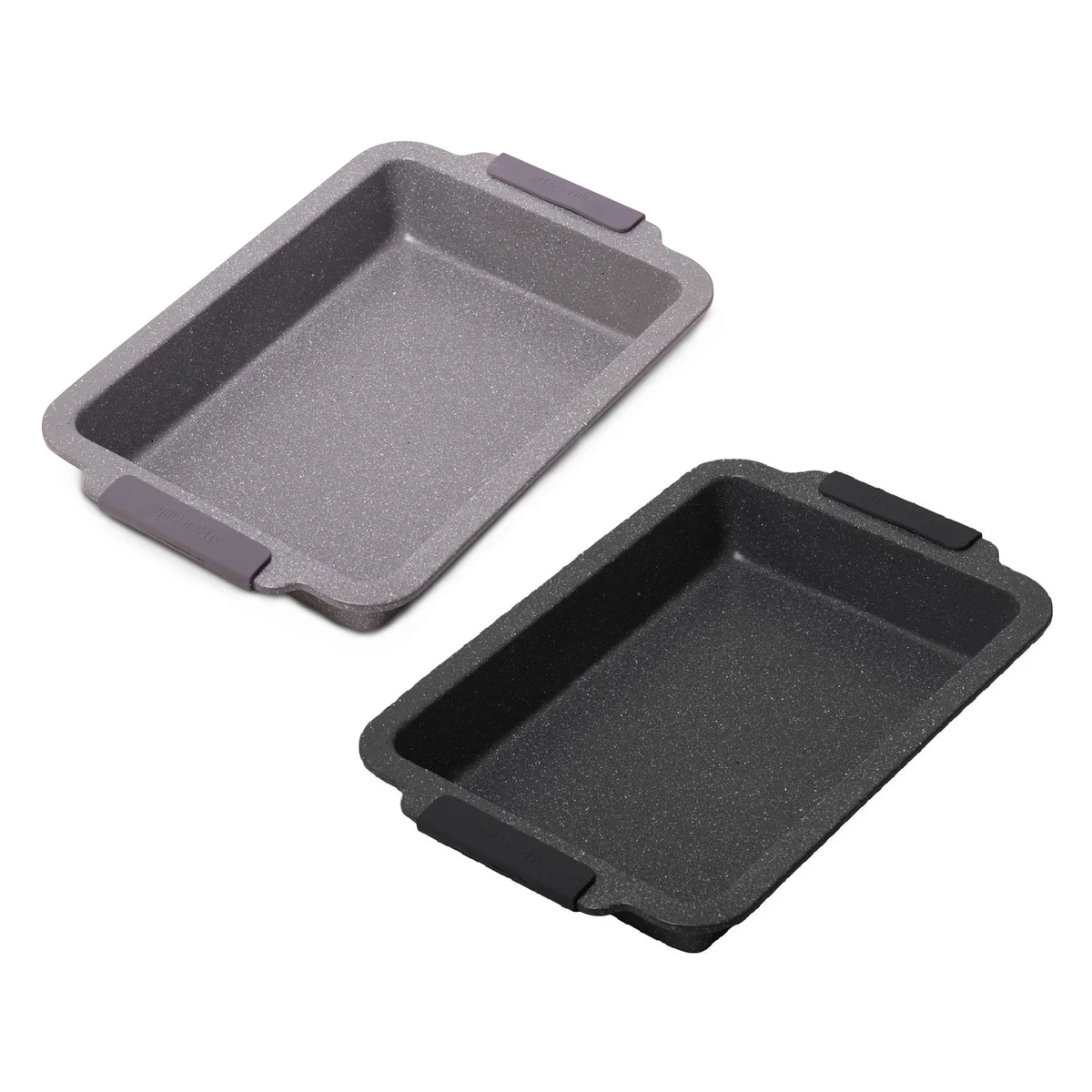 Kamille Форма для запекания 40,5х27х6 см. KM-6036A из углеродистой стали с силиконовыми ручками