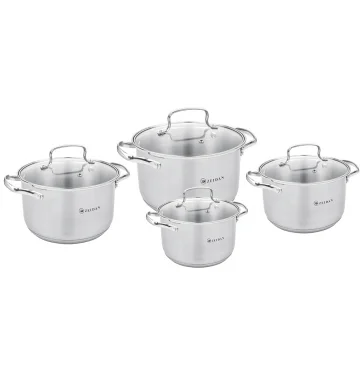 ZEIDAN Набор кастрюль 8пр. Z-50822