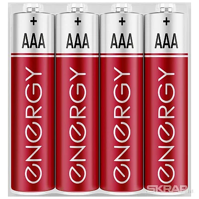 Energy Батарейка солевая R03/4S (AAА) мизинчиковая