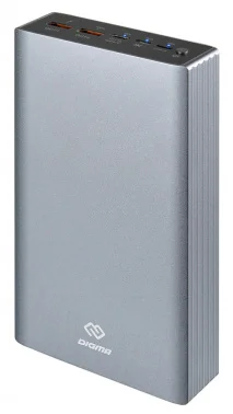 Digma Мобильный аккумулятор DG-PD-30000-SLV QC 3.0 Li-Pol 30000mAh