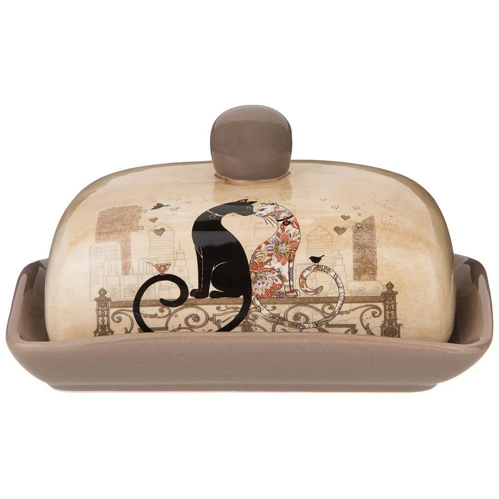 Lefard Масленка Agness Парижские Коты 17*12*8 См 358-1727