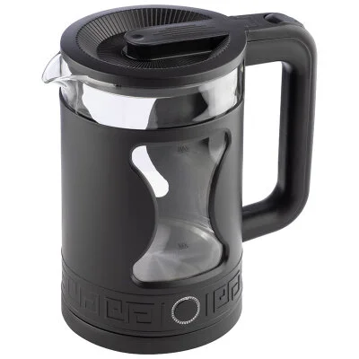 ENERGY Чайник E-257 (1.5л) стекло, черный. 164153-SK