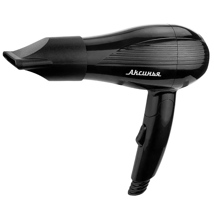 АКСИНЬЯ Фен электрический 900 Вт, складная ручка КС-706 черный