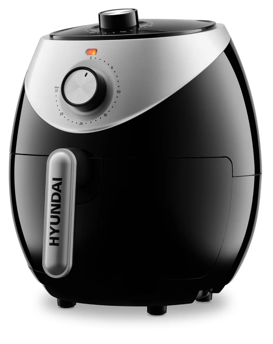 Hyundai Аэрогриль HYF-3456 1500Вт черный/серебристый