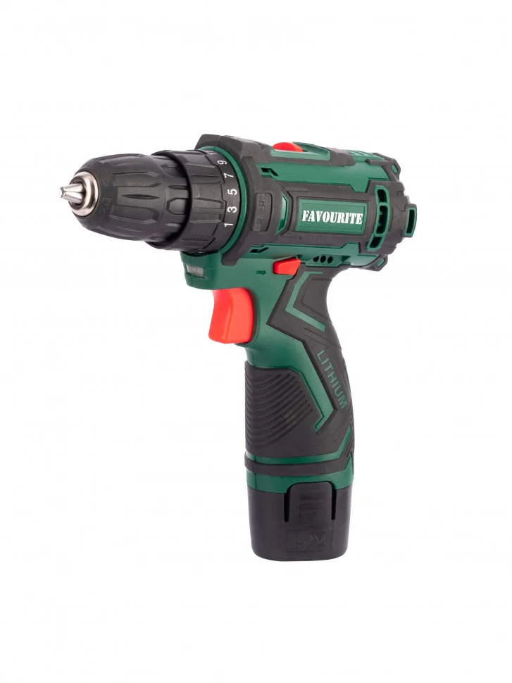 FAVOURITE Акк. дрель-шуруповёрт 12В, 2Ач, 22Нм Li-ion набор DC 1202 PROMO SET