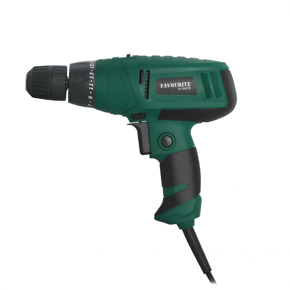 FAVOURITE Сетевой шуруповёрт 550Вт, 2 скорости, 300-1000об/мин ID 550/2S