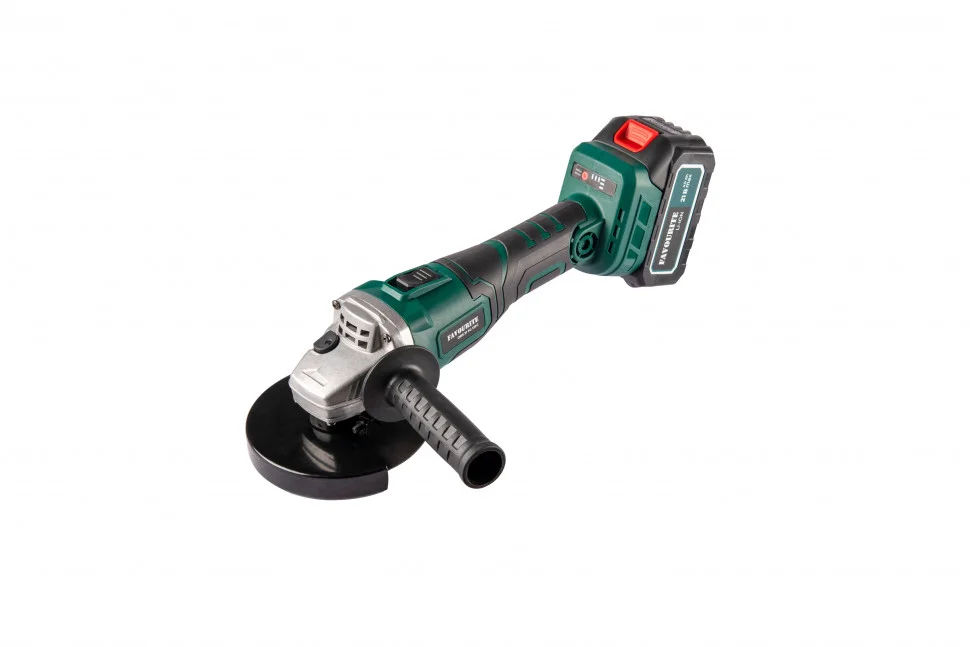 FAVOURITE Угловая шлифовальная машина аккумуляторная 21В, 2/4Ач, бесщет. OBS 21 FG 125C