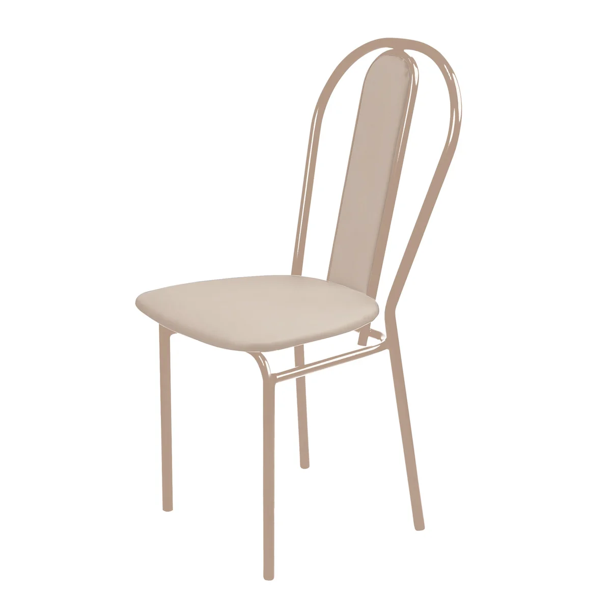 НИКА Стул 3-1 СТ3-1/СК слоновая кость/бежевый металлик