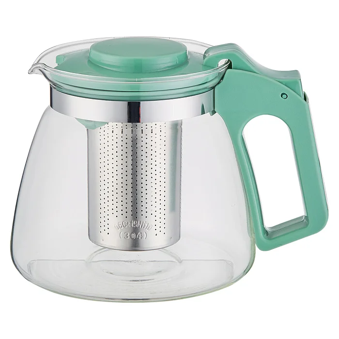 ALPENKOK Заварочный чайник 1100 мл с фильтром AK-5542 зеленый