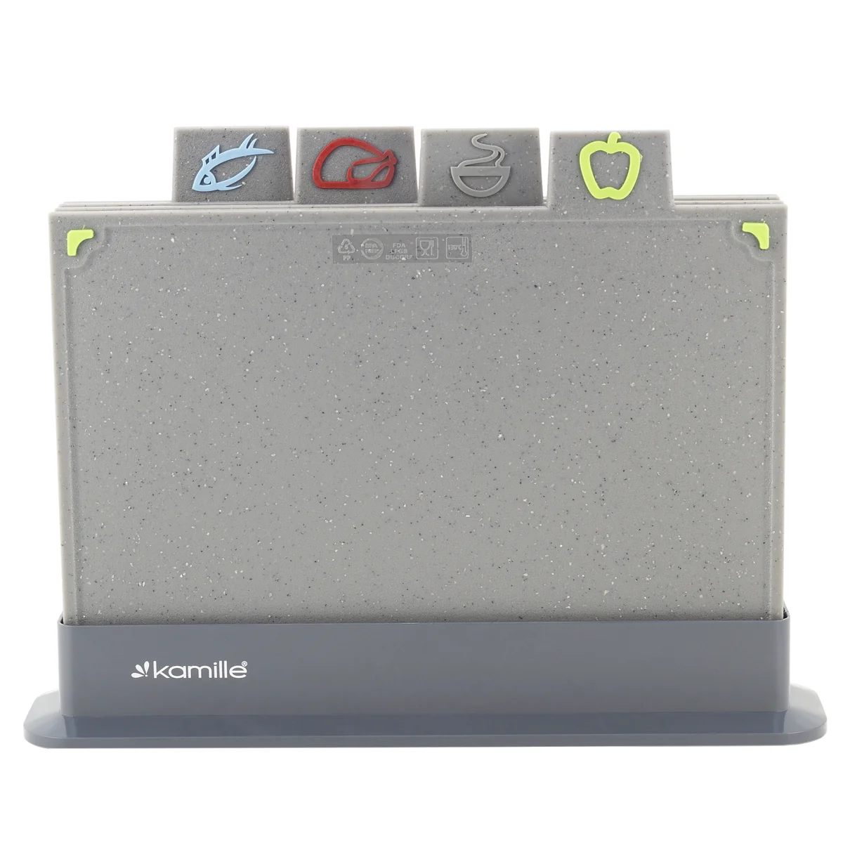 Kamille Набор разделочных досок на подставке KM-10073