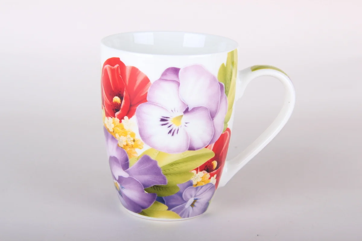 КОРАЛЛ Кружка 340мл.ФиалкаB023-A05473