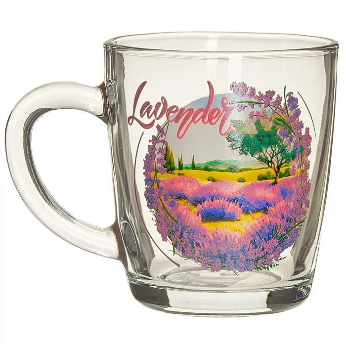 ДЕКОСТЕК Кружка 350 мл BASIC Прованс 6 видов D55531/12