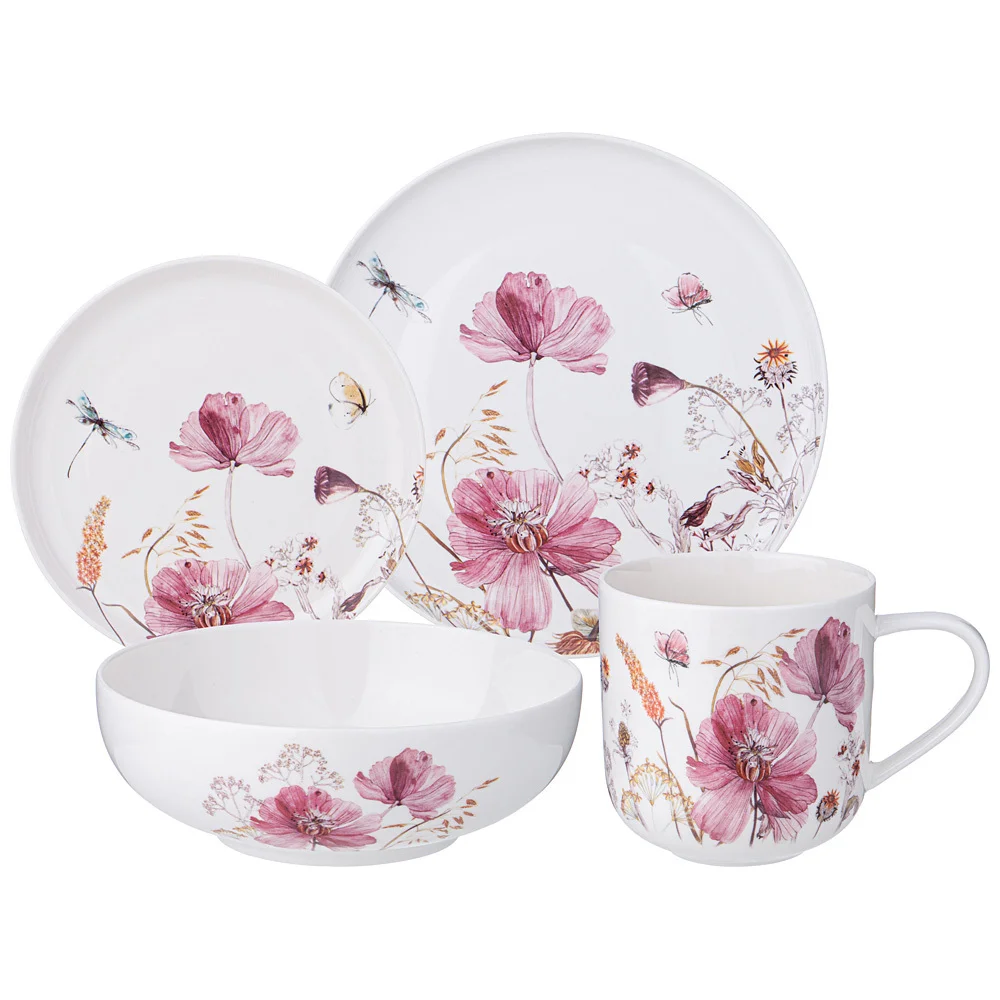 Lefard Набор Посуды Обеденной Flowers На 4 Пер. 16 Пр. 577-202