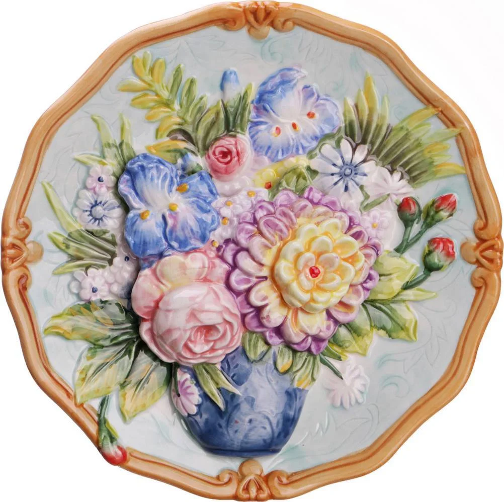 Lefard Тарелка Декоративная Букет 21*4 См 59-616