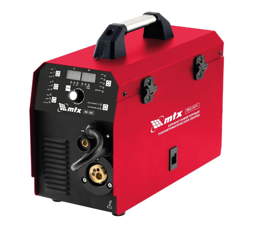 Matrix Аппарат инвертор. полуавтомат. cварки MIG-180S, 180A, ПВ 60%, катушка 5 кг 94302