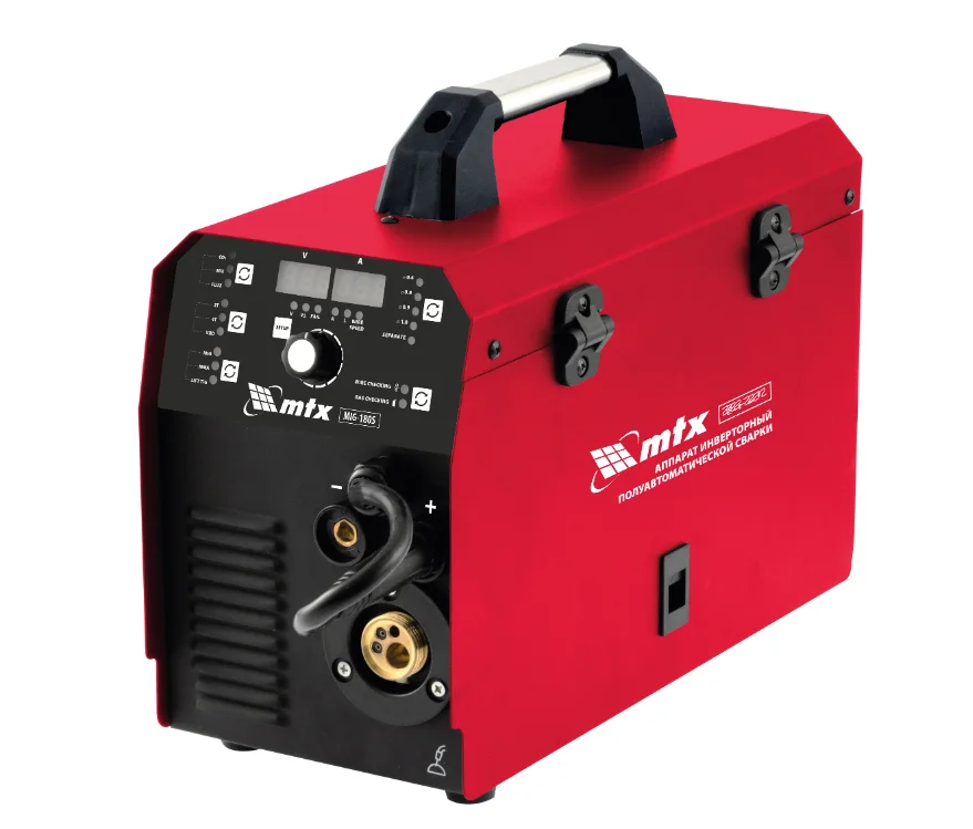 Matrix Аппарат инвертор. полуавтомат. cварки MIG-200S, 200A, ПВ 60%, катушка 5 кг 94303