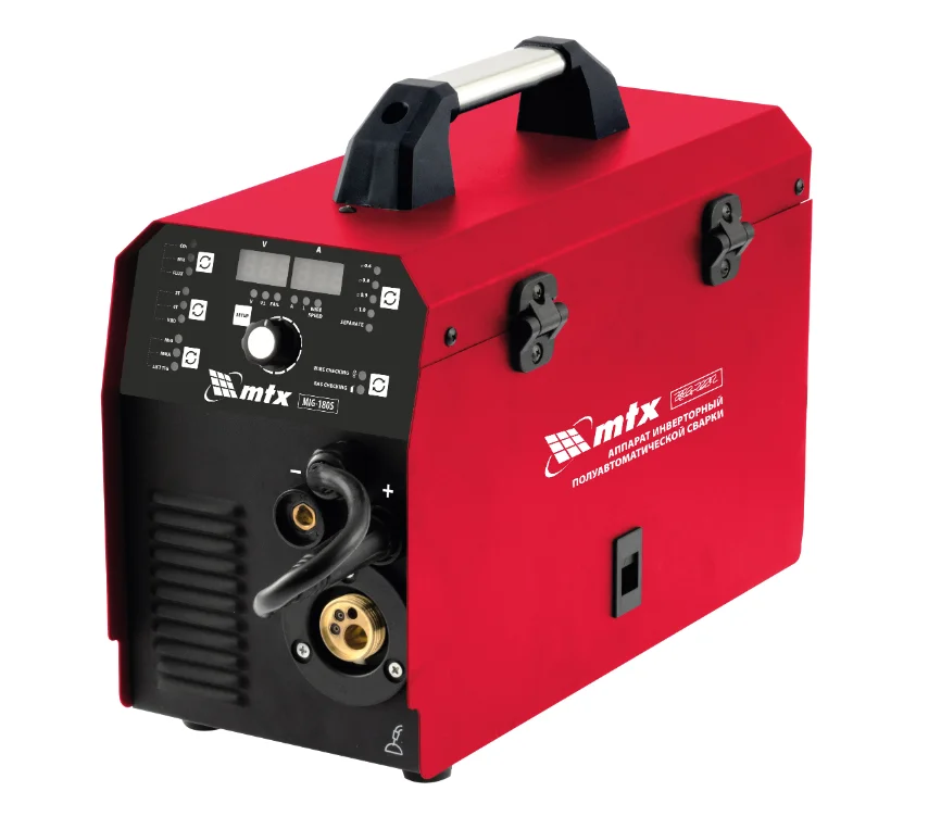 Matrix Аппарат инвертор. полуавтомат. cварки MIG-220S, 220A, ПВ 60%, катушка 5 кг 94304