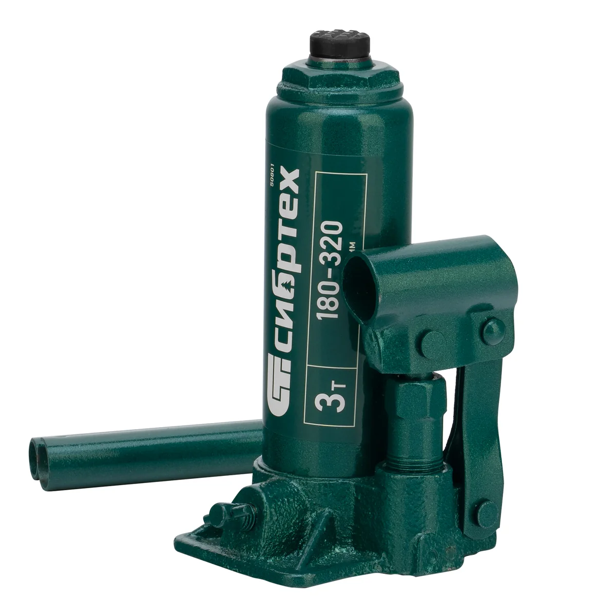 Сибртех Домкрат гидравлический бутылочный, 3 т, 180-320 мм 50801