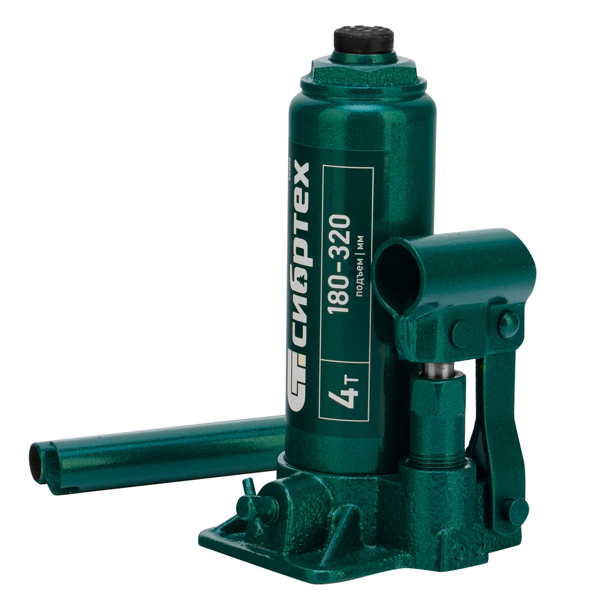 Сибртех Домкрат гидравлический бутылочный, 4 т, 180-320 мм 50802