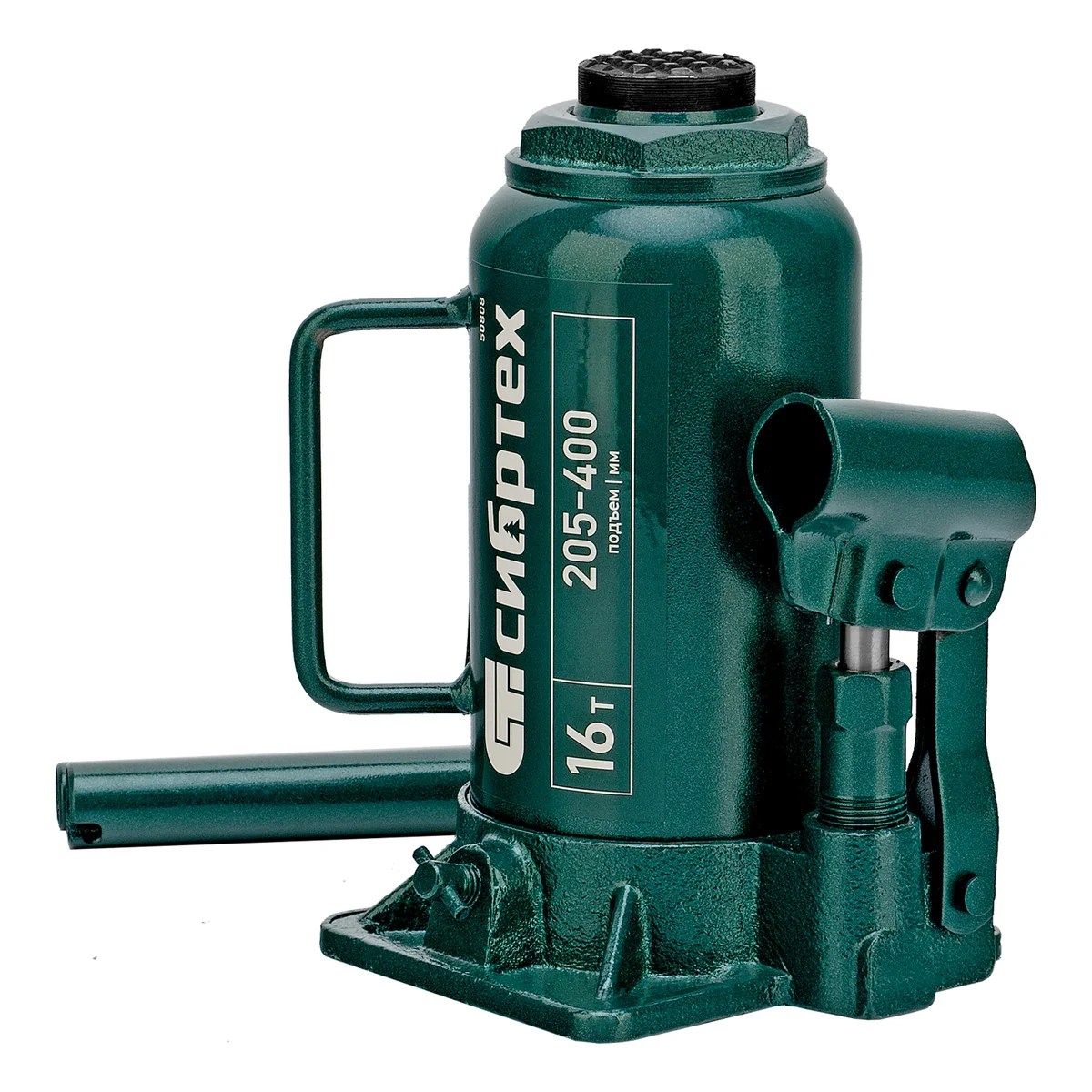 Сибртех Домкрат гидравлический бутылочный, 16 т, 205-400 мм 50808