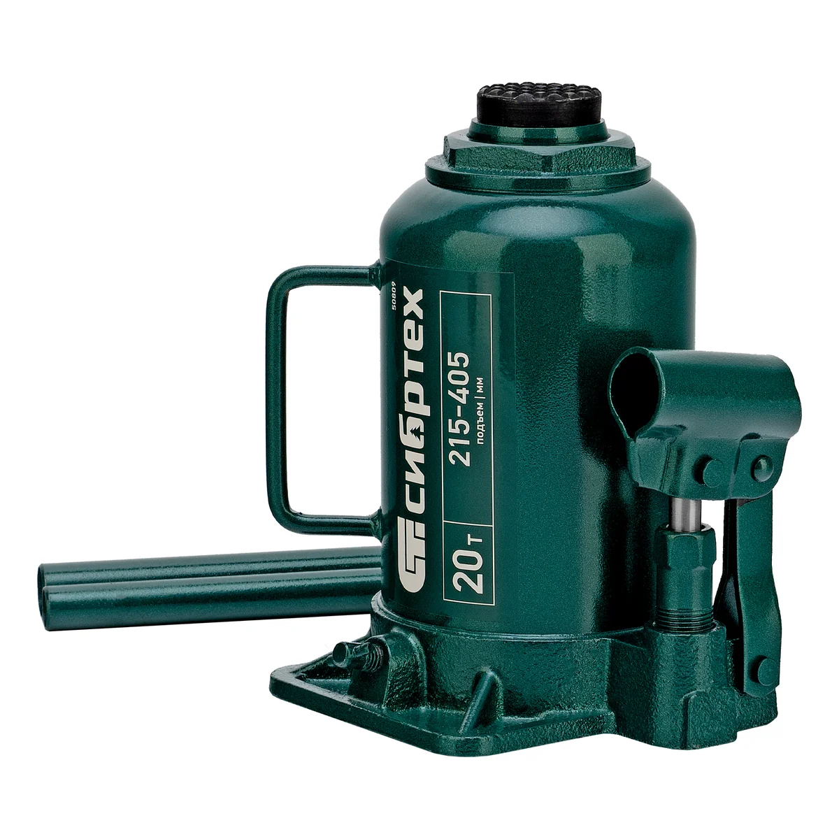 Сибртех Домкрат гидравлический бутылочный, 20 т, 215-405 мм 50809