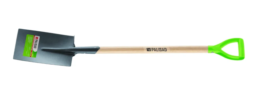 Palisad Лопата прямоугольная, 195х290х1150 мм, деревянный лакированный черенок 61387