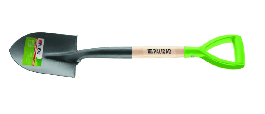 Palisad Лопата штыковая, 150х205х720 мм, деревянный лакированный черенок 61385