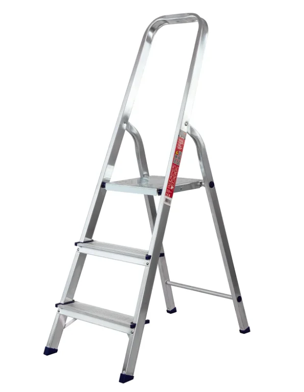 Matrix Стремянка усиленная, 3 ступени, алюминиевая, Россия, 9771277