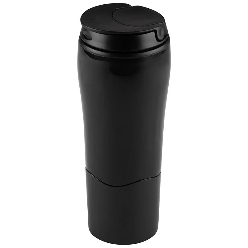 MALLONY Термокружка - непроливайка MAGNIFICO с присоской, 480 мл, черный. 106042-SK